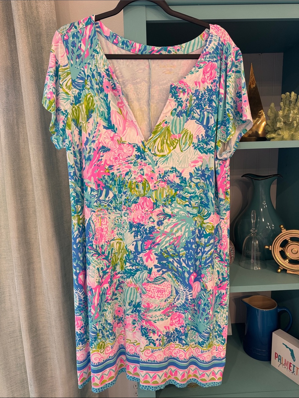 Lilly Pulitzer Dress Stretchy XXL EUC